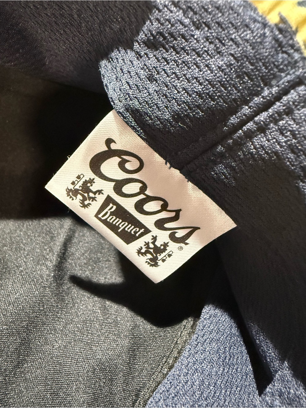 Coors Banquet Mad Engine Navy Boonie Bucket Hat Chin Strap NWT OSFM - Picture 6 of 8